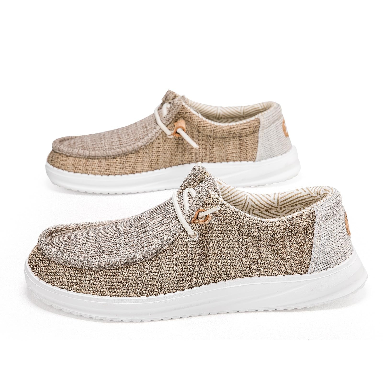 ZYEN Wide Loafers for Men Arch Support Casual Shoes Comfortable Walking Shoes