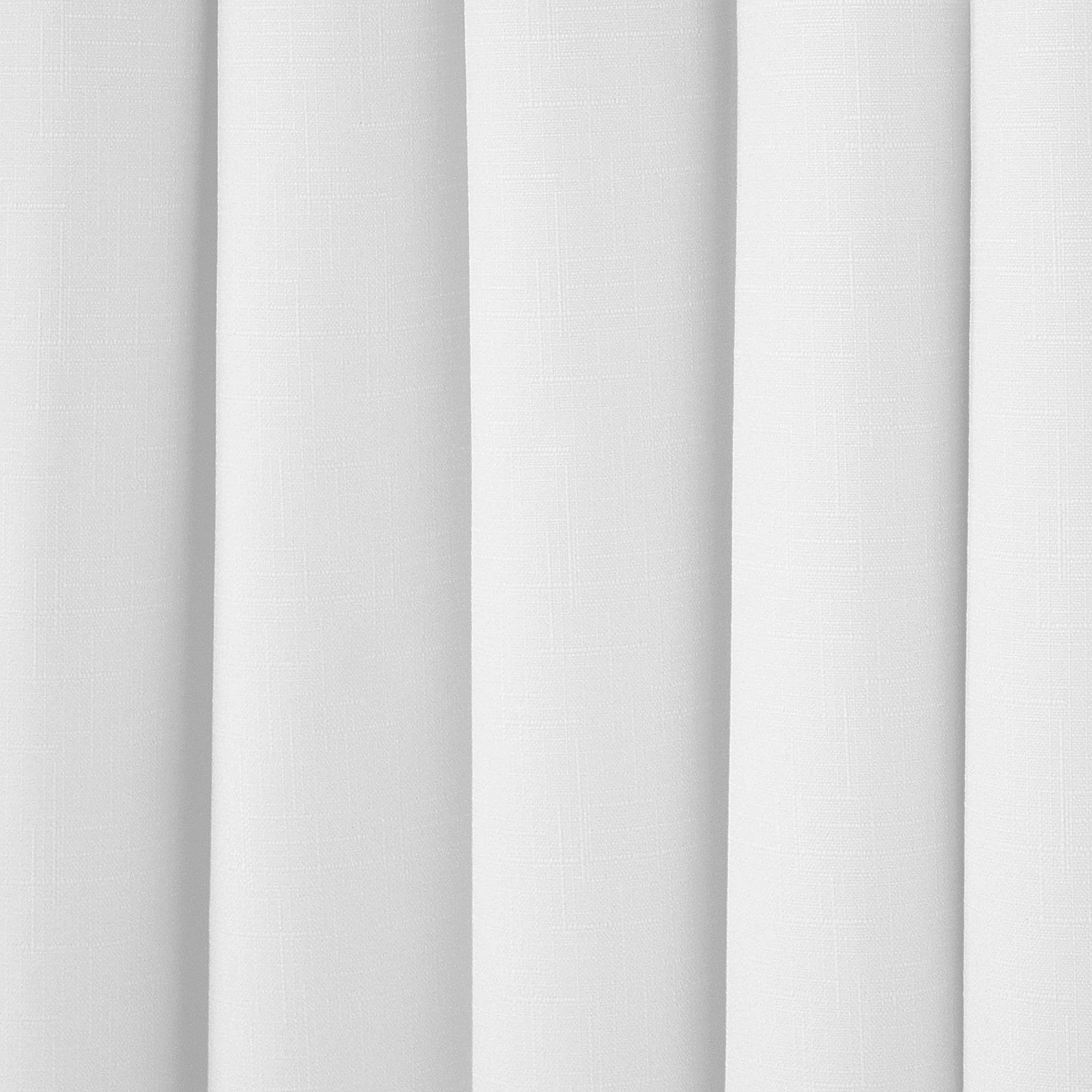 Eclipse Kendall Blackout Curtain 42x84in White Rod Pocket Panel