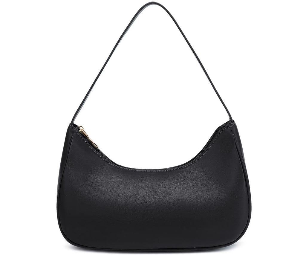 Stylish Black Hobo Tote Purse for Women - Daily Use & Travel