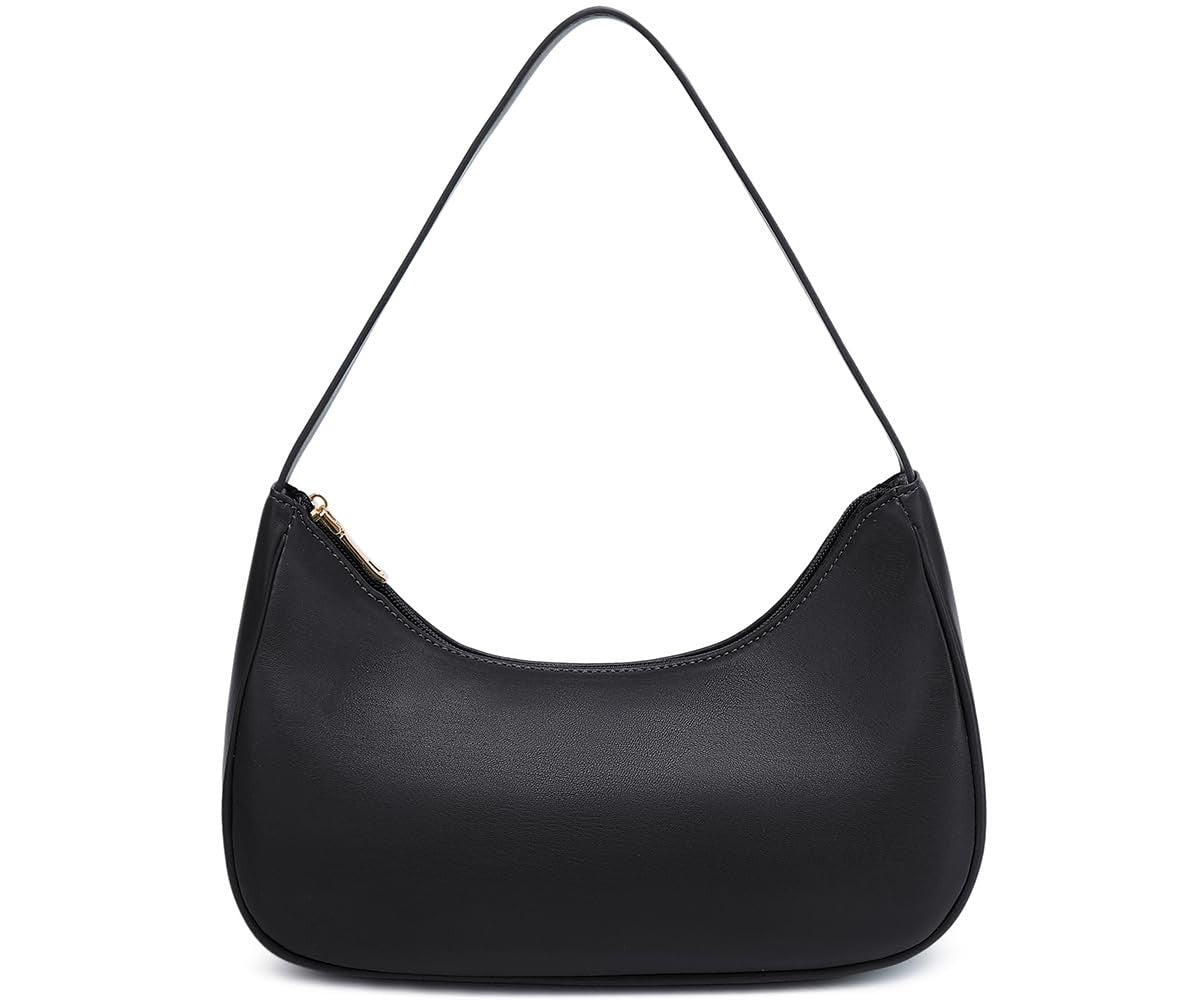 Stylish Black Hobo Tote Purse for Women - Daily Use & Travel