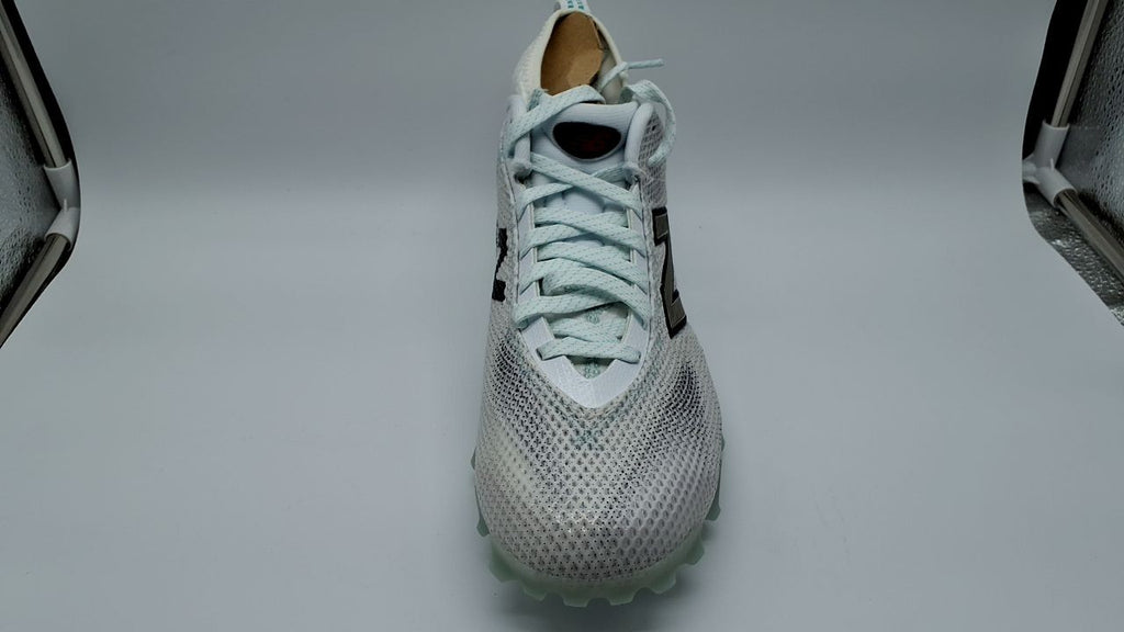 New Balance Men's FreezeLX V5 Lacrosse Shoe, White/Black, 10 W
