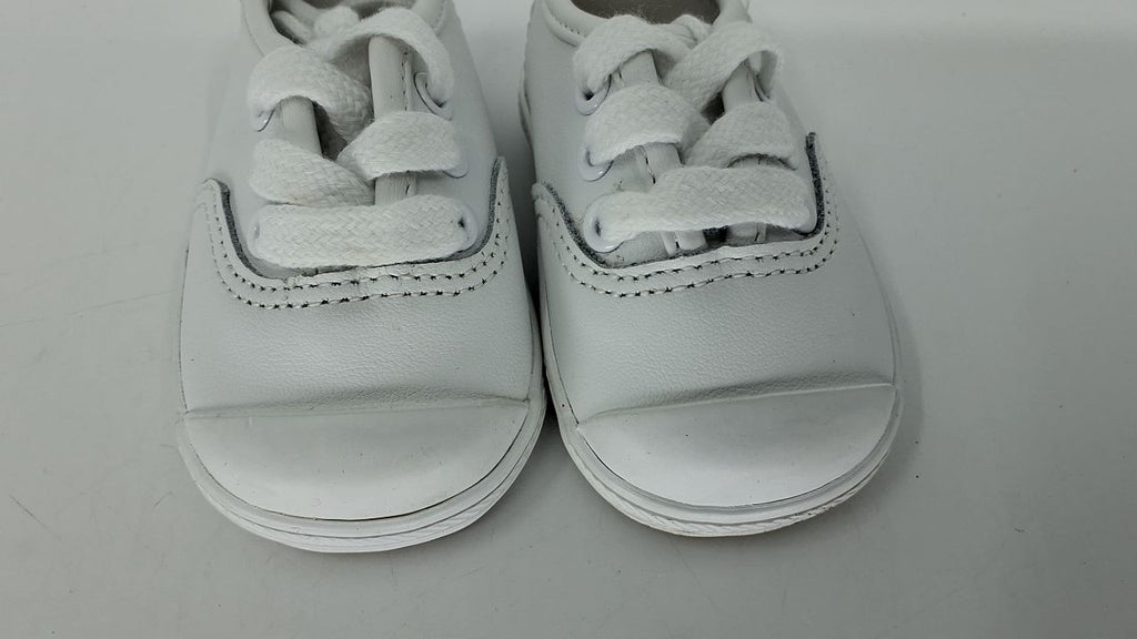 Keds Kid's Champion Lace Toe Cap Sneaker, White, 1 Medium Little Kid