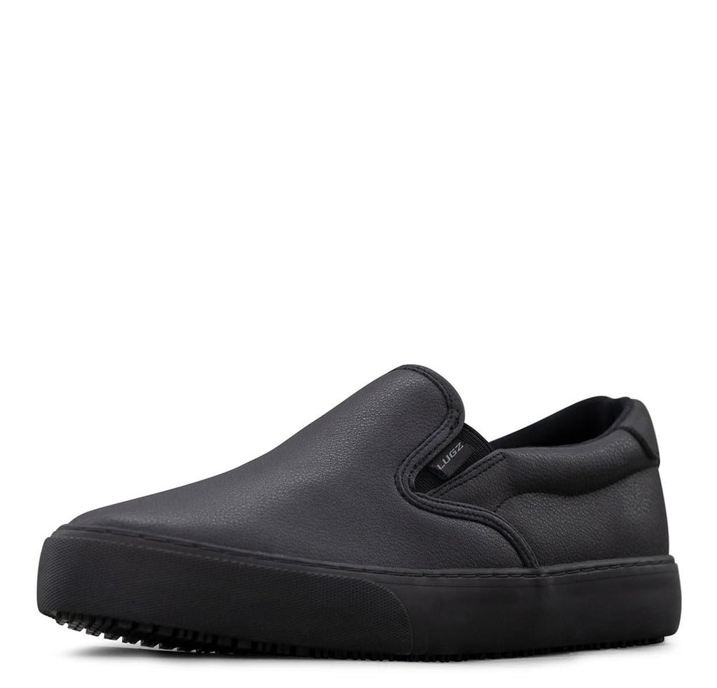 Lugz Men's Clipper Slip-Resistant Work Shoe, Black, 12 W US
