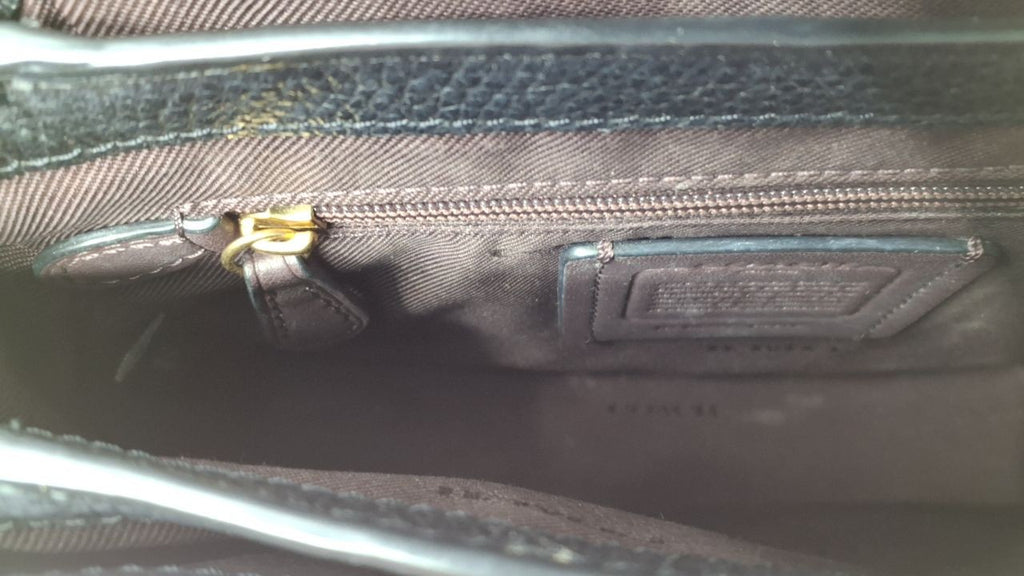 COACH Polished Pebbled Leather Cassie Crossbody 19, B4/Black, One Size