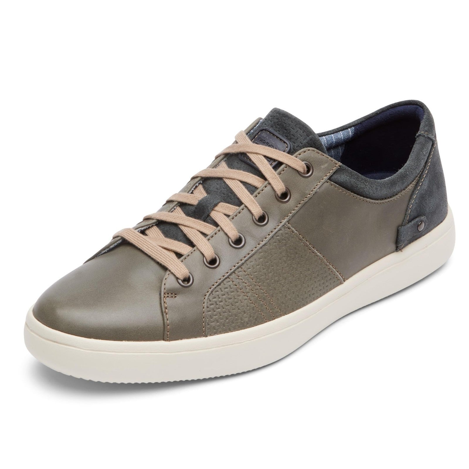 Rockport Men's Colle Tie Shoe, blue/grey, 8.5 M US