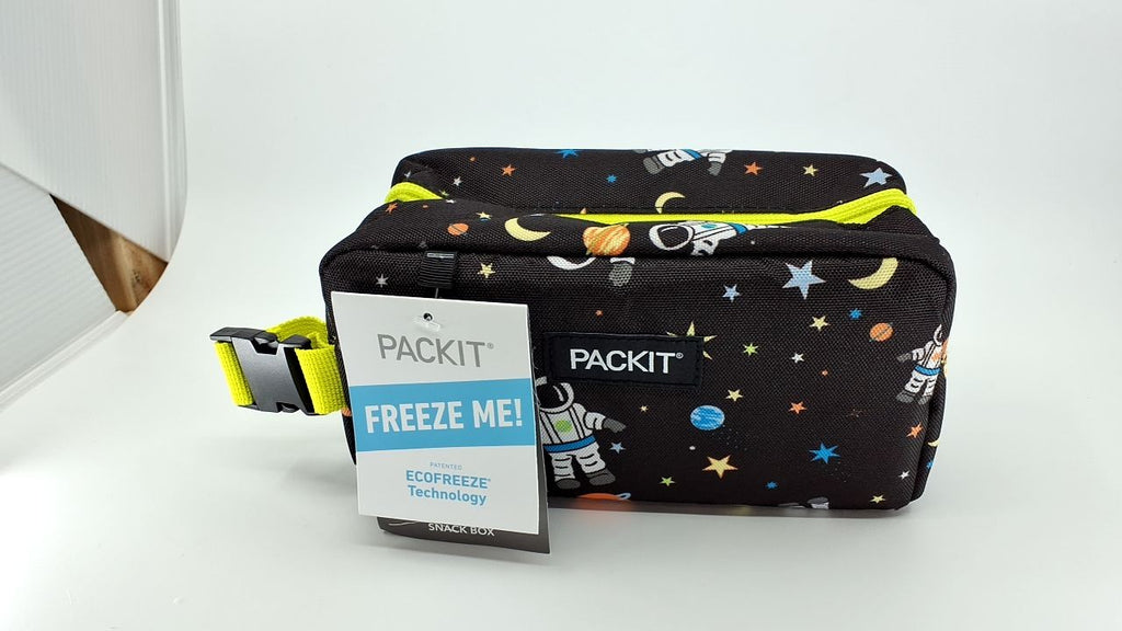 Freezable Snack Box by PackIt, Spaceman, Collapsible, Great for Snacks