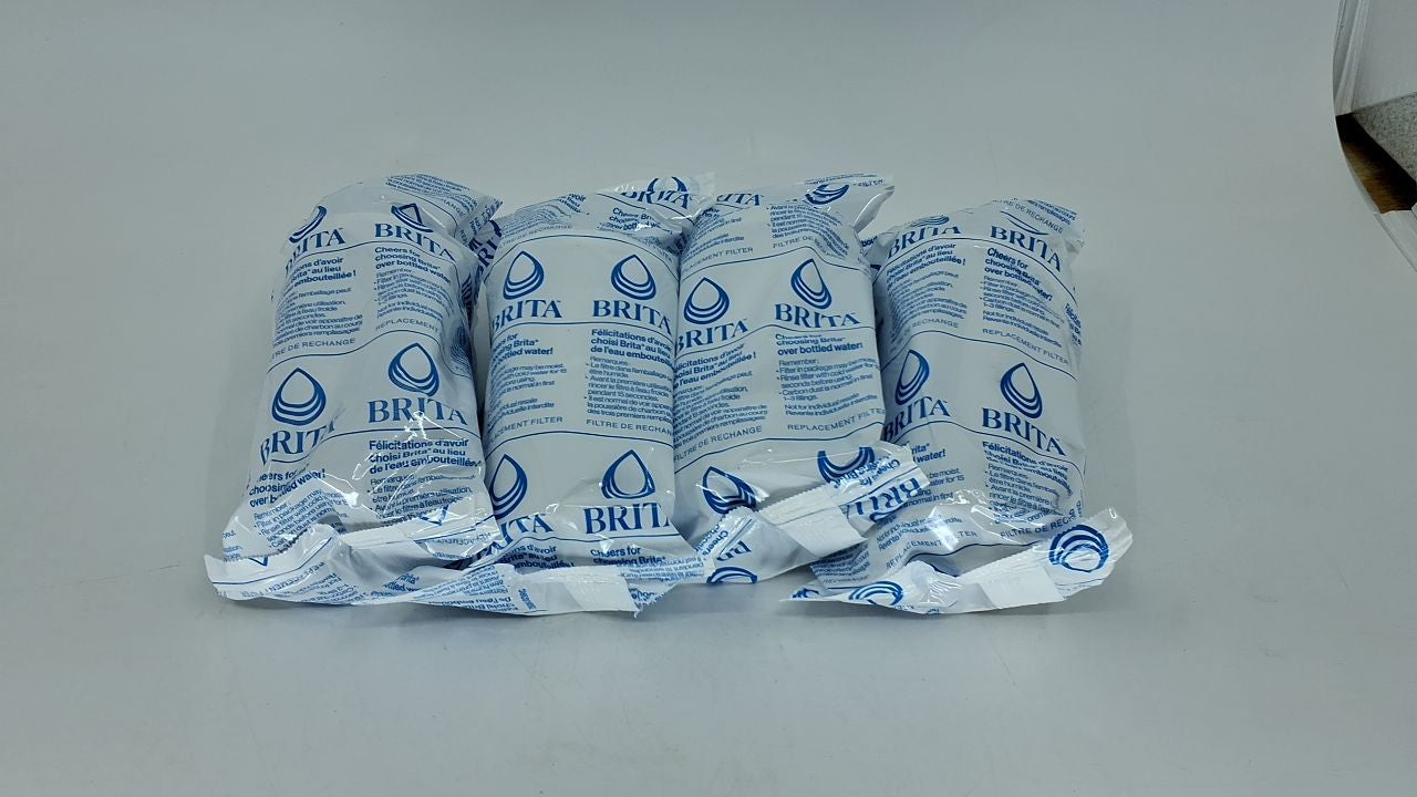 Brita 4-Pack Water Filter, Reduces Copper & Mercury, Lasts 40 Gallons