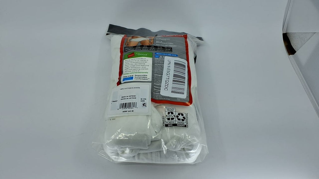 Hanes Comfortflex Waistband Briefs, White 7 Pack, Large