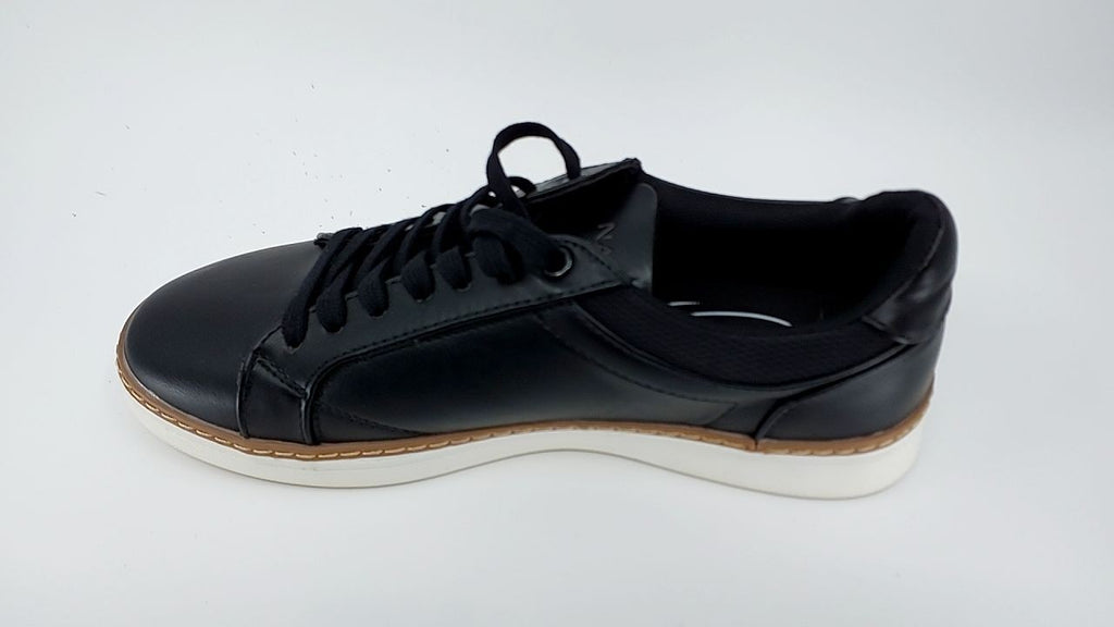 Nautica Men's Lace-Up Fashion Sneakers Black-Turvo Size 10