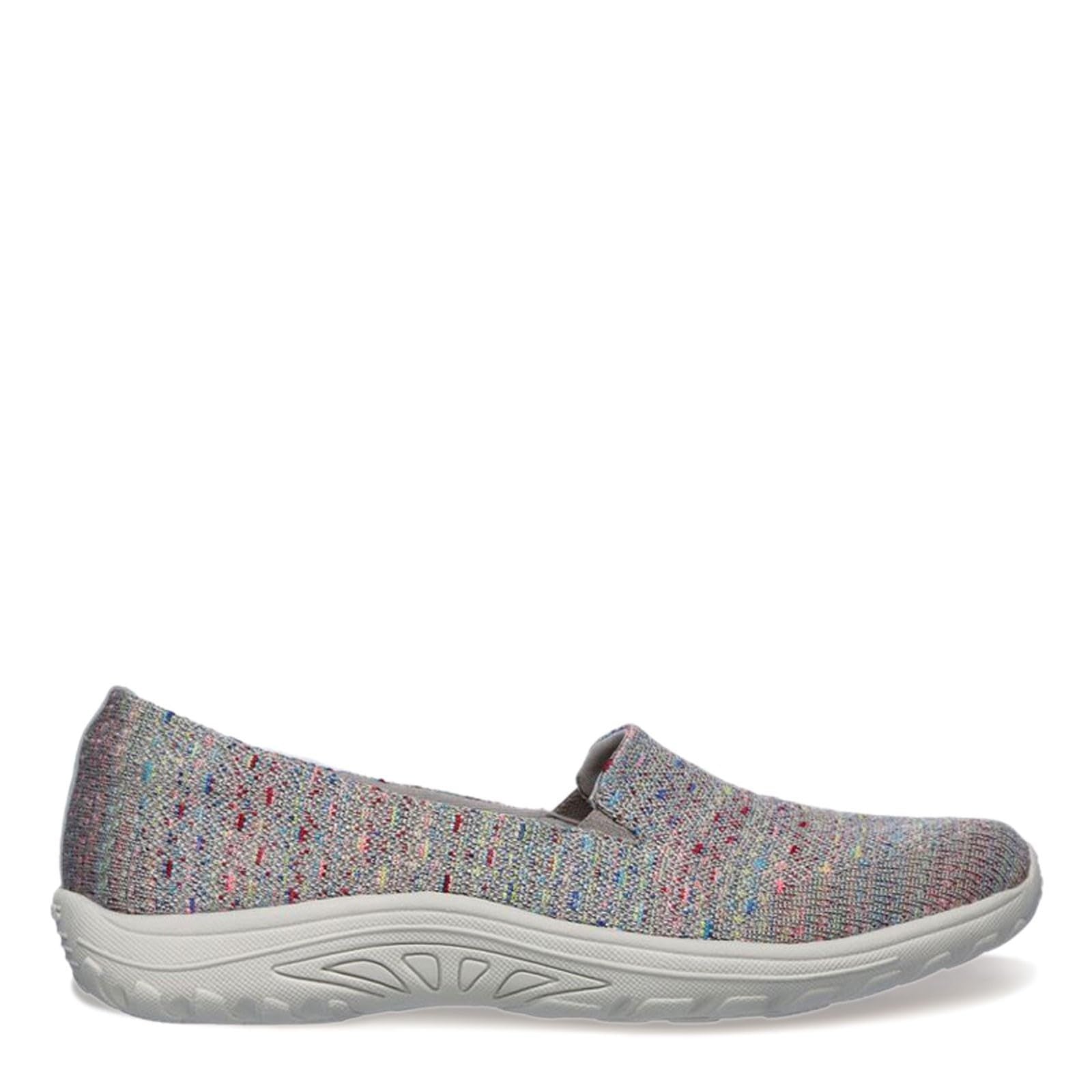 Skechers Reggae Fest Wicker Knit Slip On Loafers, Taupe, Women's Size 7