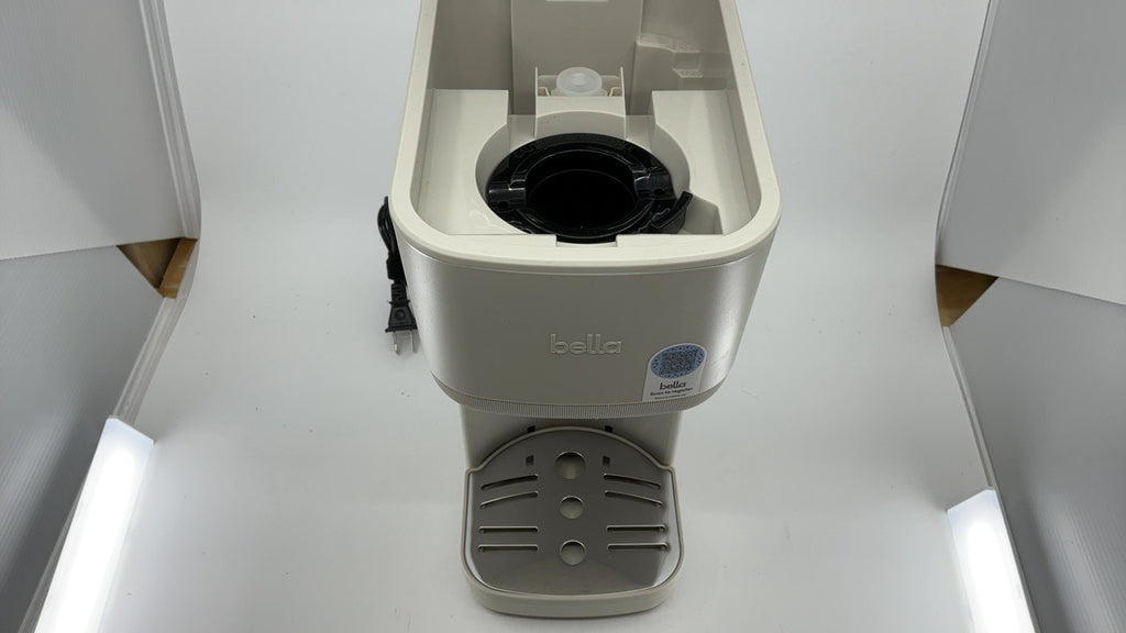 BELLA 1000W Single Serve Coffee Maker, K Cup & Ground Coffee, Oatmilk