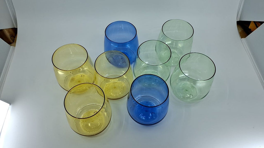 14oz Vino Plastic Wine Glasses Set of 12, Unbreakable & Recyclable
