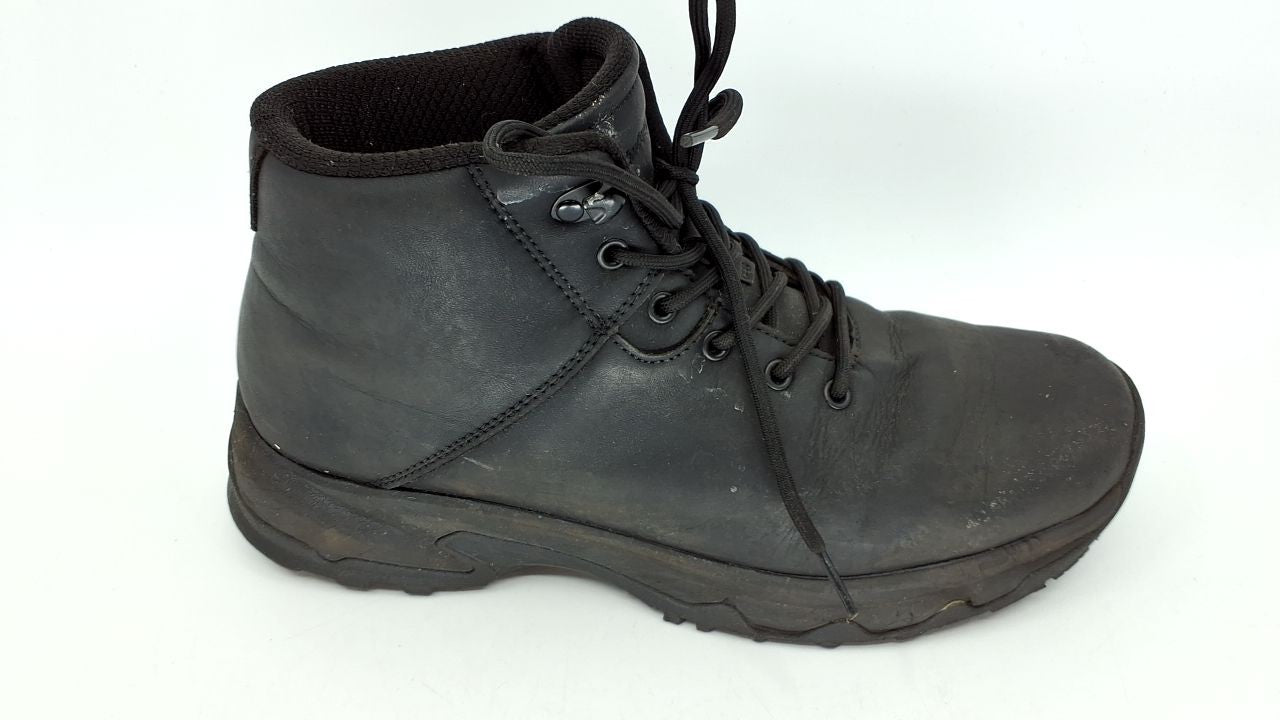 Columbia Mens Newton Ridge Plus II Waterproof Hiking Boot, Black/Black, 9.5