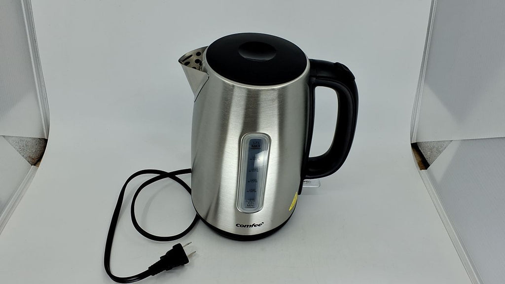 Cordless 1.7L Electric Kettle, Stainless Steel, Fast Boil, Auto Shut-Off