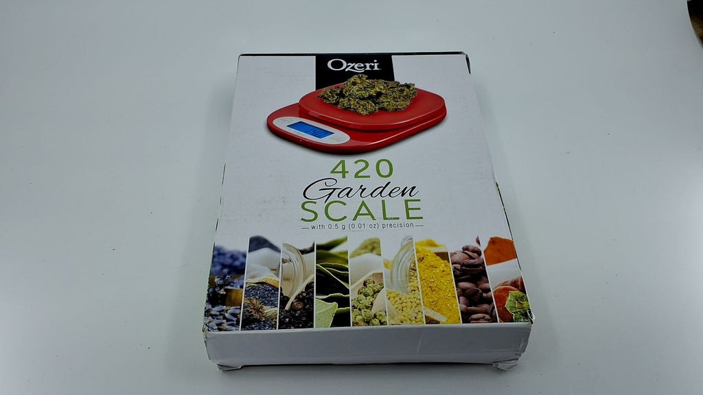 Ozeri ZK24 Digital Kitchen Scale 0.5g Precision Red