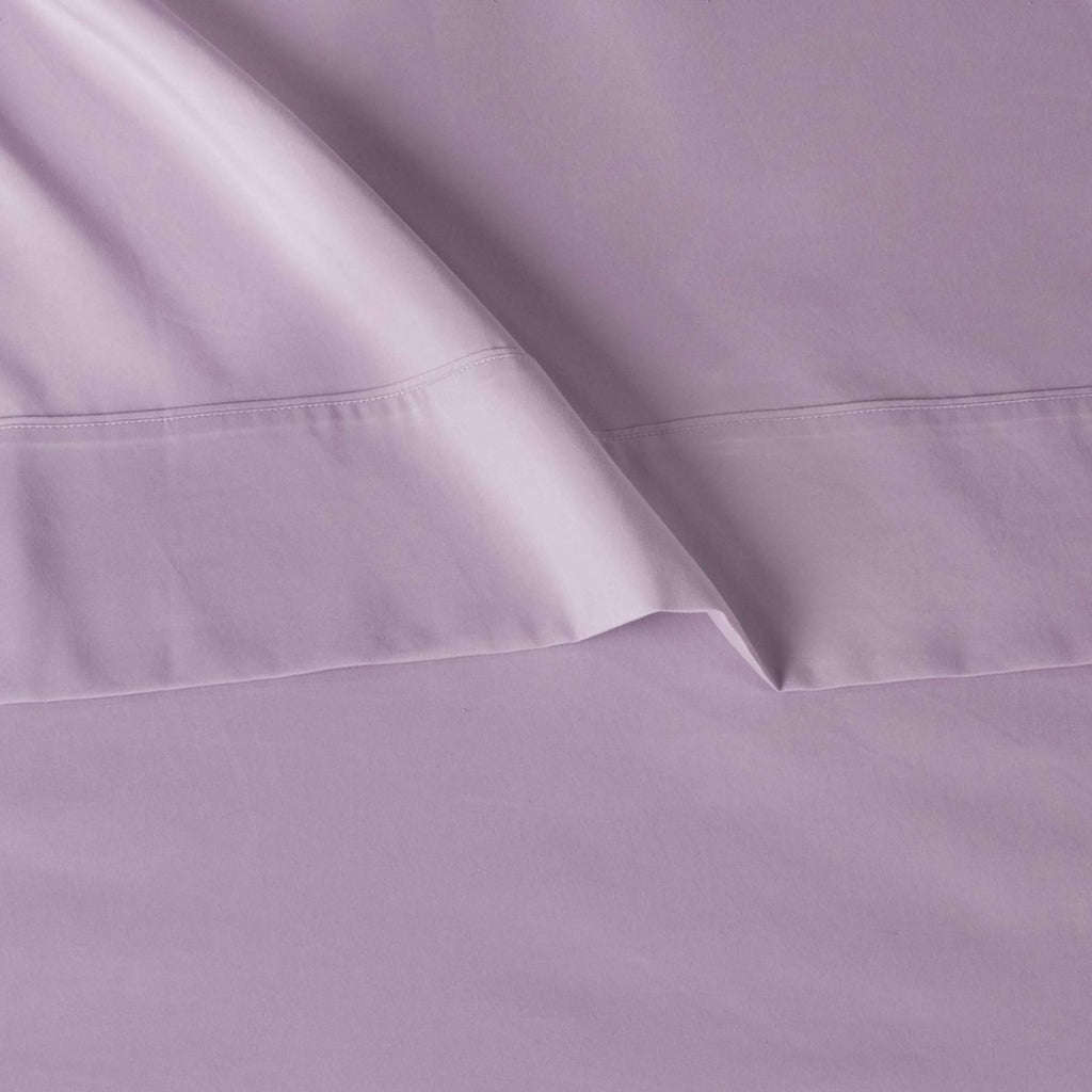 Soft Microfiber 4 Piece Sheet Set, Queen, 14 In Deep Pocket, Frosted Lavender