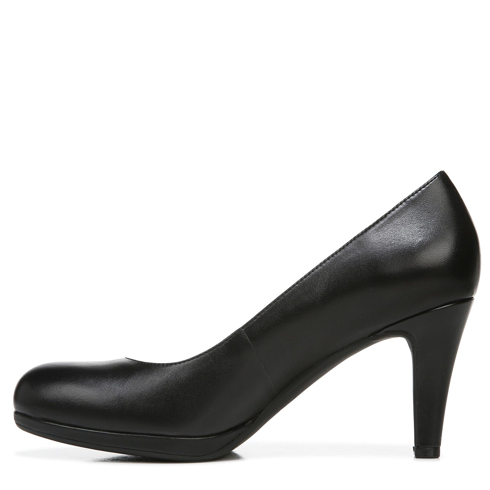 Naturalizer Womens Michelle Pump Black Leather 10 W