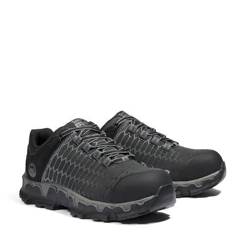 Timberland PRO Women's Powertrain Sport Alloy Safety Toe Shoes 6.5 Black/Grey