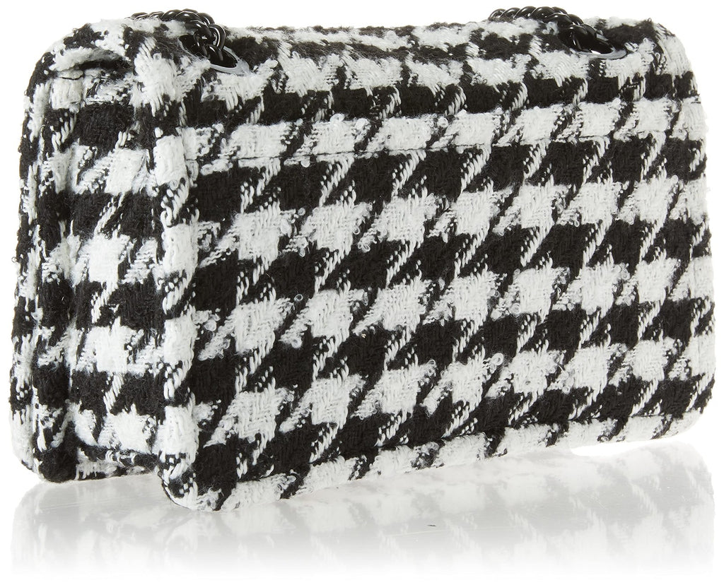 DKNY Magnolia Shoulder Bag, Black/White Houndstooth