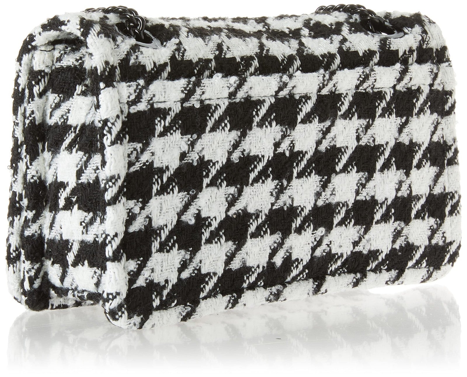 DKNY Magnolia Shoulder Bag, Black/White Houndstooth