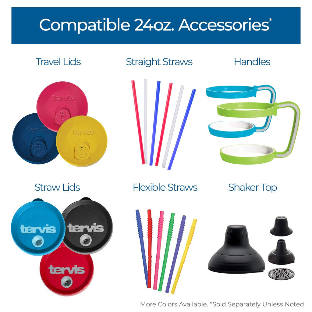 Tervis Brown Travel Lid Fits 24oz Tumblers & 16oz Mugs Insulated Drinkware