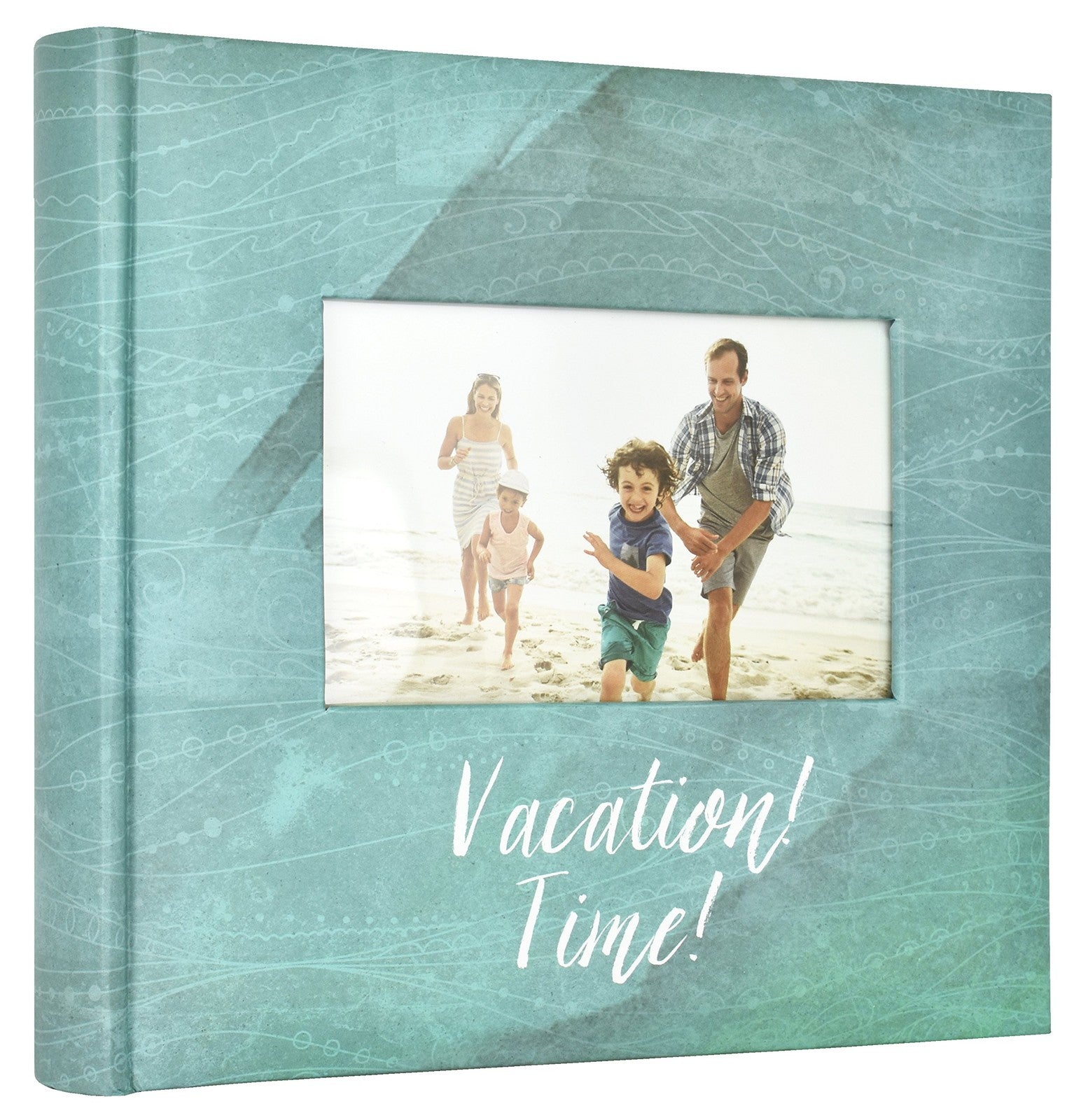 MCS 200 Photo Capacity Album 4x6 Blue Cover Clear Pockets for Memories