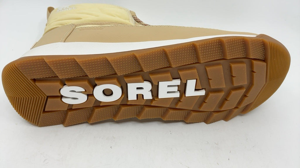 SOREL Women's Whitney ll Plus Lace Waterproof Boot - Honey White, Ceramic - 11