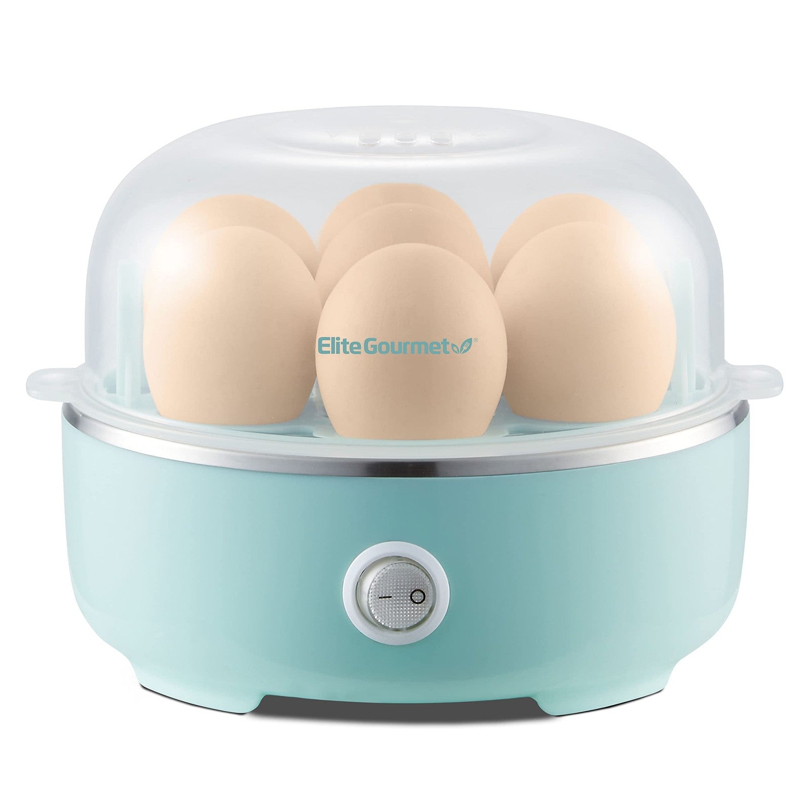 Elite Gourmet EGC115M Electric Egg Cooker 7-Egg Capacity Retro Mint