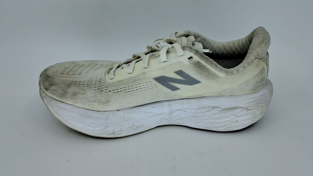 Men's Fresh Foam X 1080 V14 Running Shoe 8 M White/Silver Metallic/Sea Salt