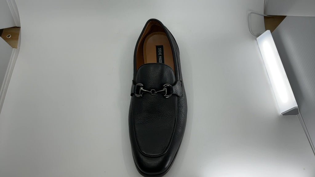 Steve Madden Men's JAYSHAN Loafer, Black, 11