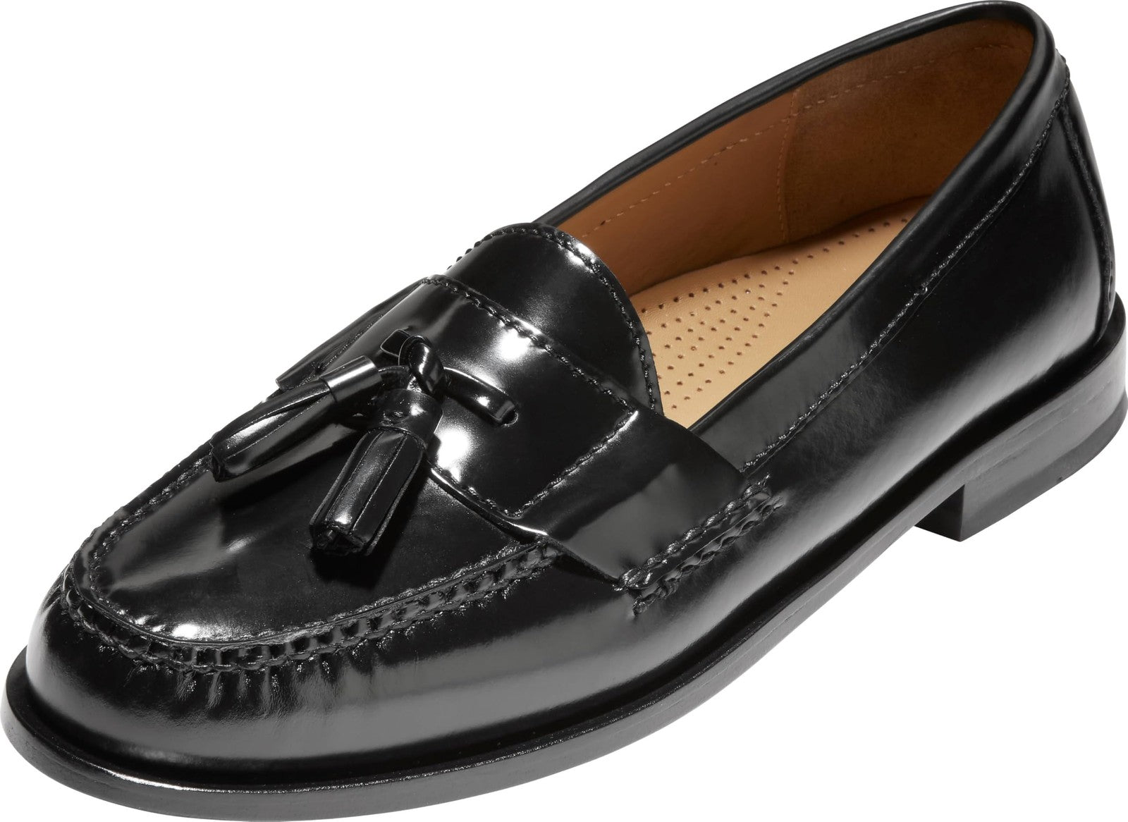 Cole Haan Men's Pinch Tassel Loafer, Black, 9.5 D US