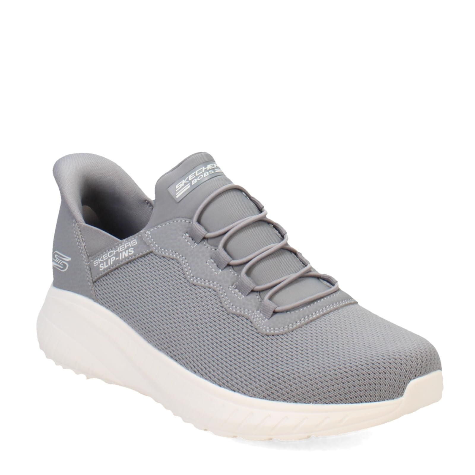Skechers Men's Hands Free Slip-ins Bobs Squad Chaos - Daily Hype, Grey, 12