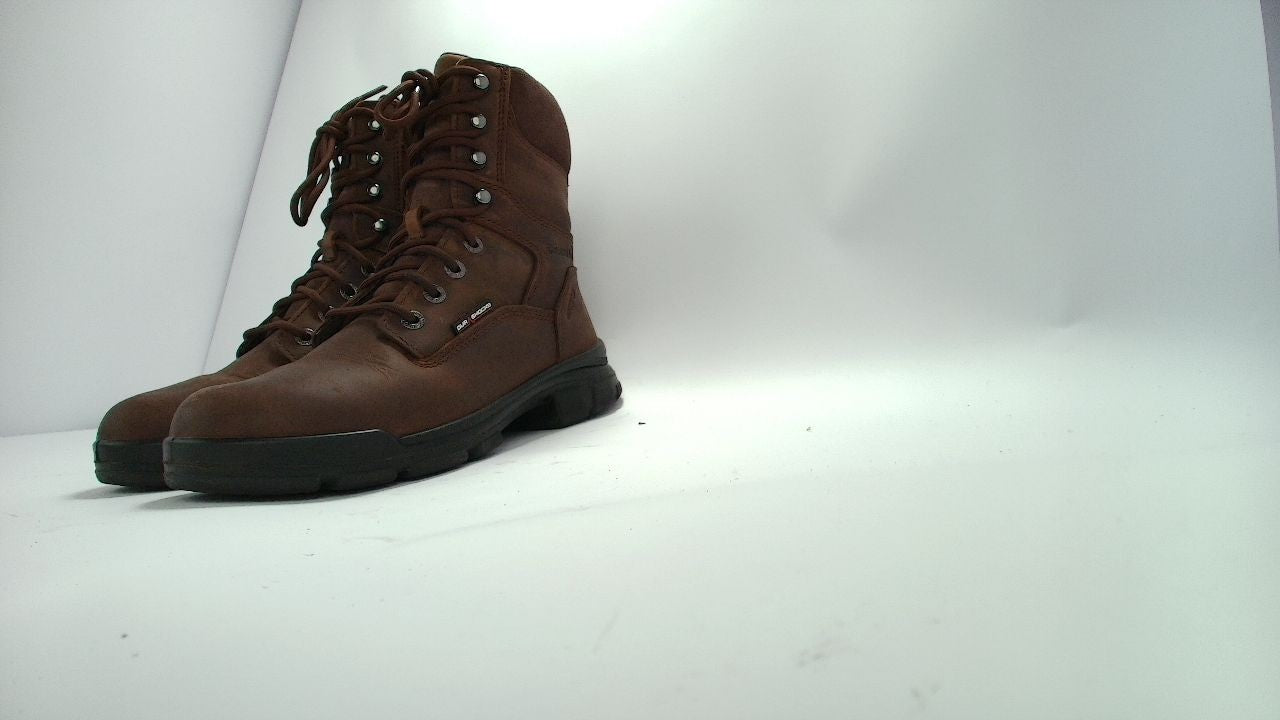 Wolverine Men's DuraShocks SR Icon Waterproof 8" Construction Boot, Dark Brown,7