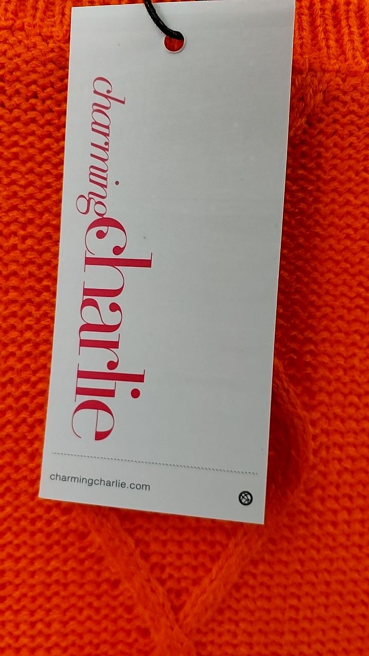 Cable Knit Off-Shoulder Long Sleeve Sweater