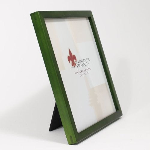 Lawrence Frames Collection Wood Picture Frame Gallery, 8 by 8-Inch, Green