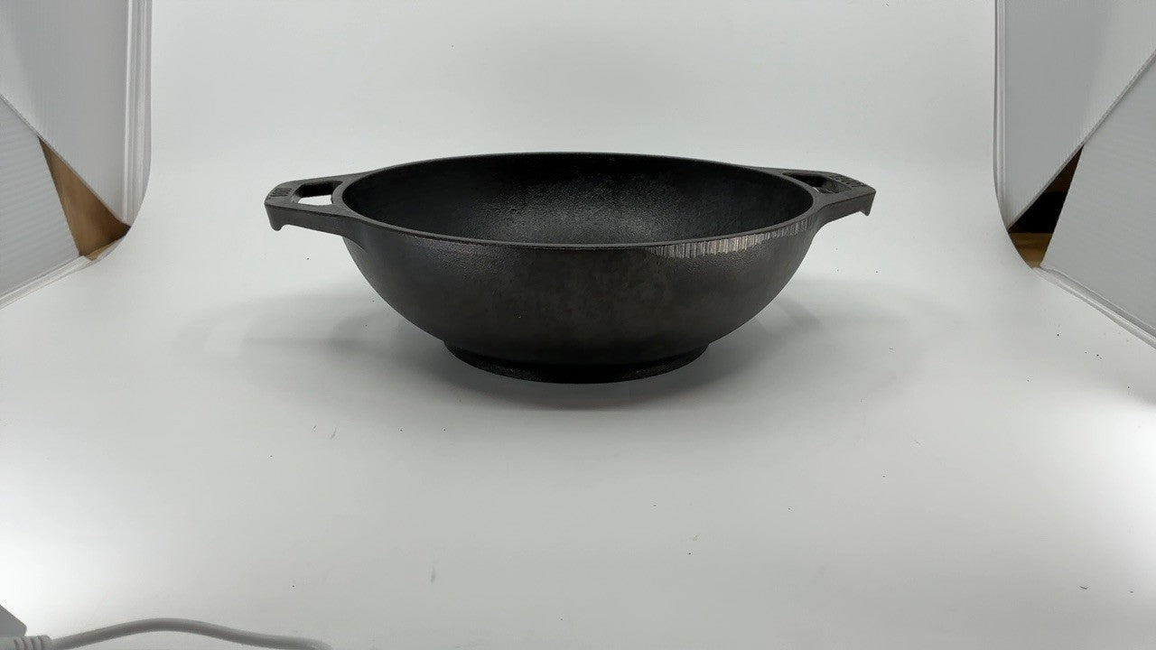 Lodge Manufacturing Company L9MW Mini Wok Cast Iron, 9", Black
