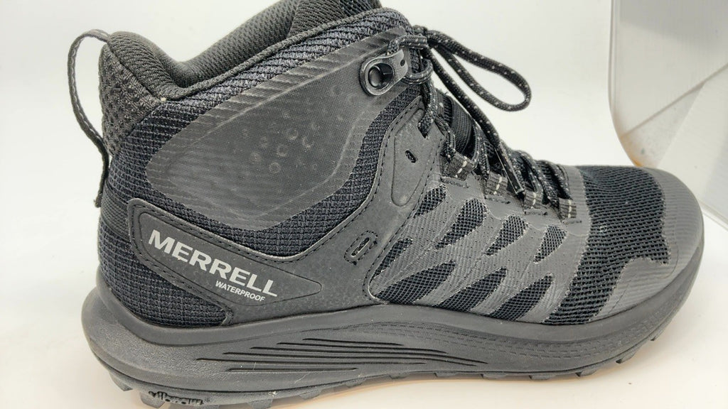 Merrell Men's Nova 3 Tactical Mid Waterproof Military Boot, Black/Charcoal, 7.5
