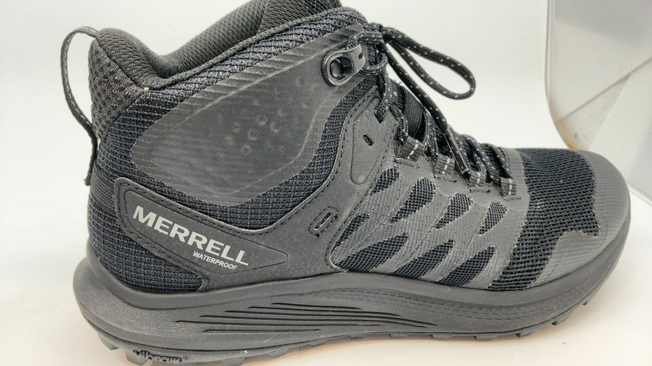 Merrell Men's Nova 3 Tactical Mid Waterproof Military Boot, Black/Charcoal, 7.5