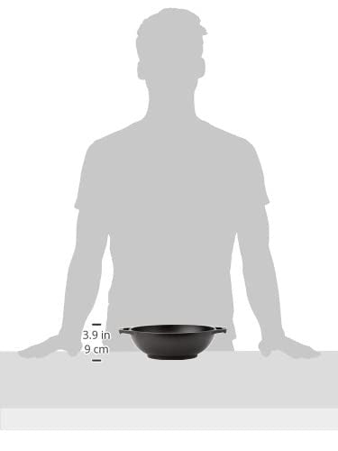 Lodge Manufacturing Company L9MW Mini Wok Cast Iron, 9", Black