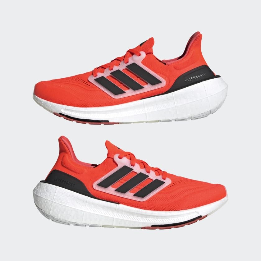 adidas Ultraboost Light Running Shoes Men's 12 Solar Red/Black/White