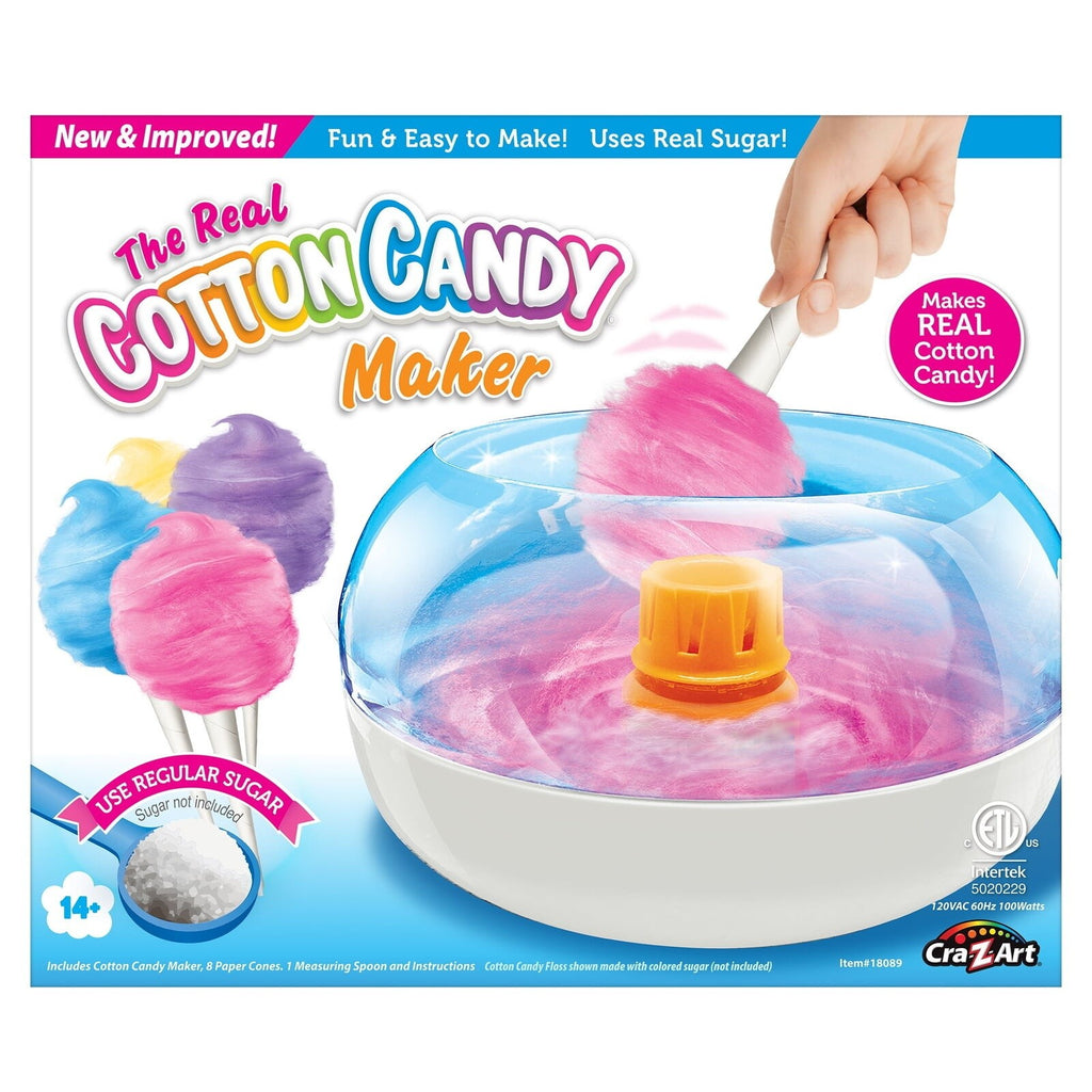 Cra-Z-Art Cotton Candy Maker with Paper Cones and Spoon  100w