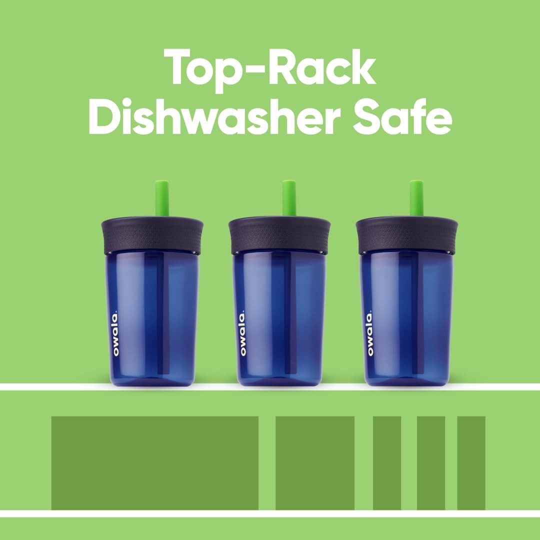 Owala BPA-Free Kids Tumbler 15 Oz w/ Flexible Straw, Dishwasher Safe