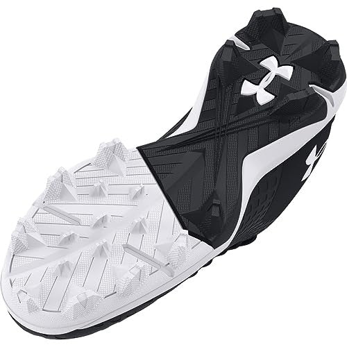 Under Armour Girls' Glyde 2.0 RM JR, (001) Black/Black/White, 12, US