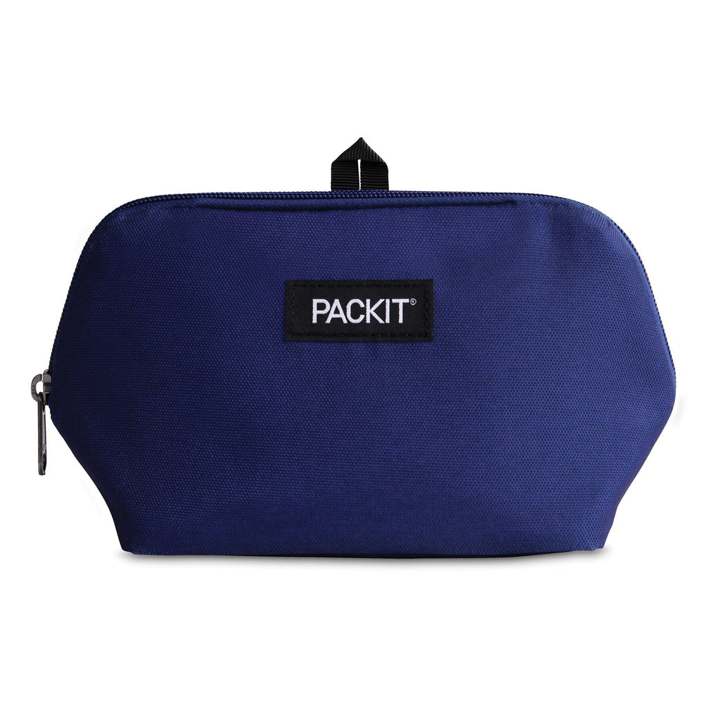 PackIt True Blue Snack Bag, Foldable, ECOFREEZE, Keeps Snacks Fresh