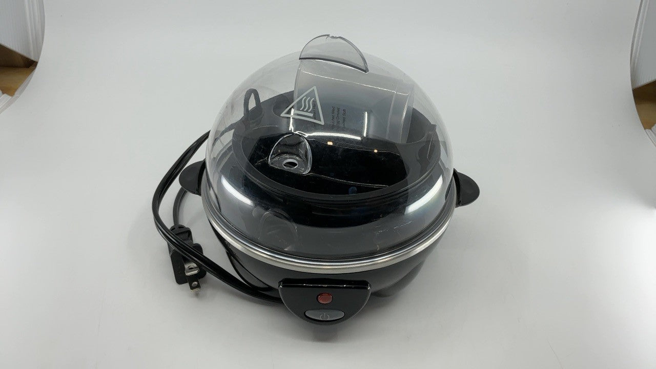 Hamilton Beach Egg Cooker, 3-in-1, Holds 7, Black, Omelet & Steamer