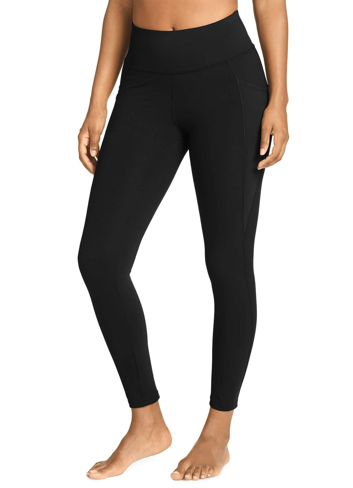 Jockey Women's Activewear Premium Utility 7/8 Legging, Black, M