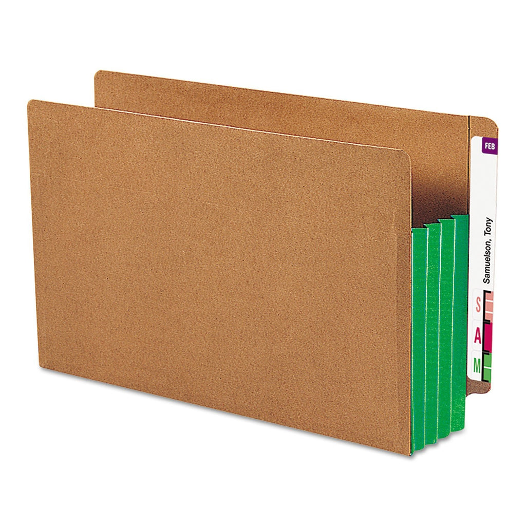 Smead End Tab File Pockets, Extra Wide Legal, 3-1/2" Expansion, 10 Pack