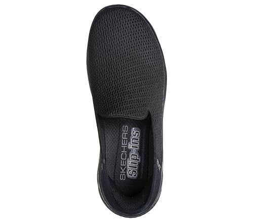 Skechers Women's Hands Free Slip-Ins Go Walk Flex-Relish Sneaker, Black, 7.5 US