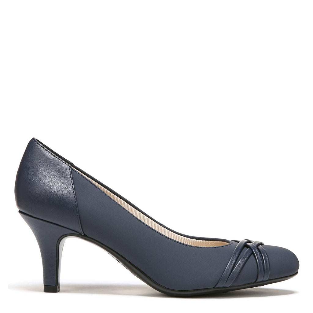 LifeStride Women's Pascal Dress Pump, lux Navy, 8 W US