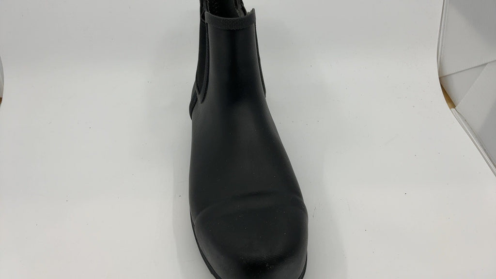 Bogs Womens Laurel Chelsea Safety Toe Boot, Black, Size 9